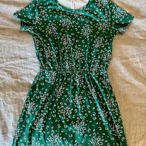 Green Floral Dress